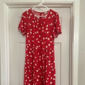 J. Crew Factory midi dress